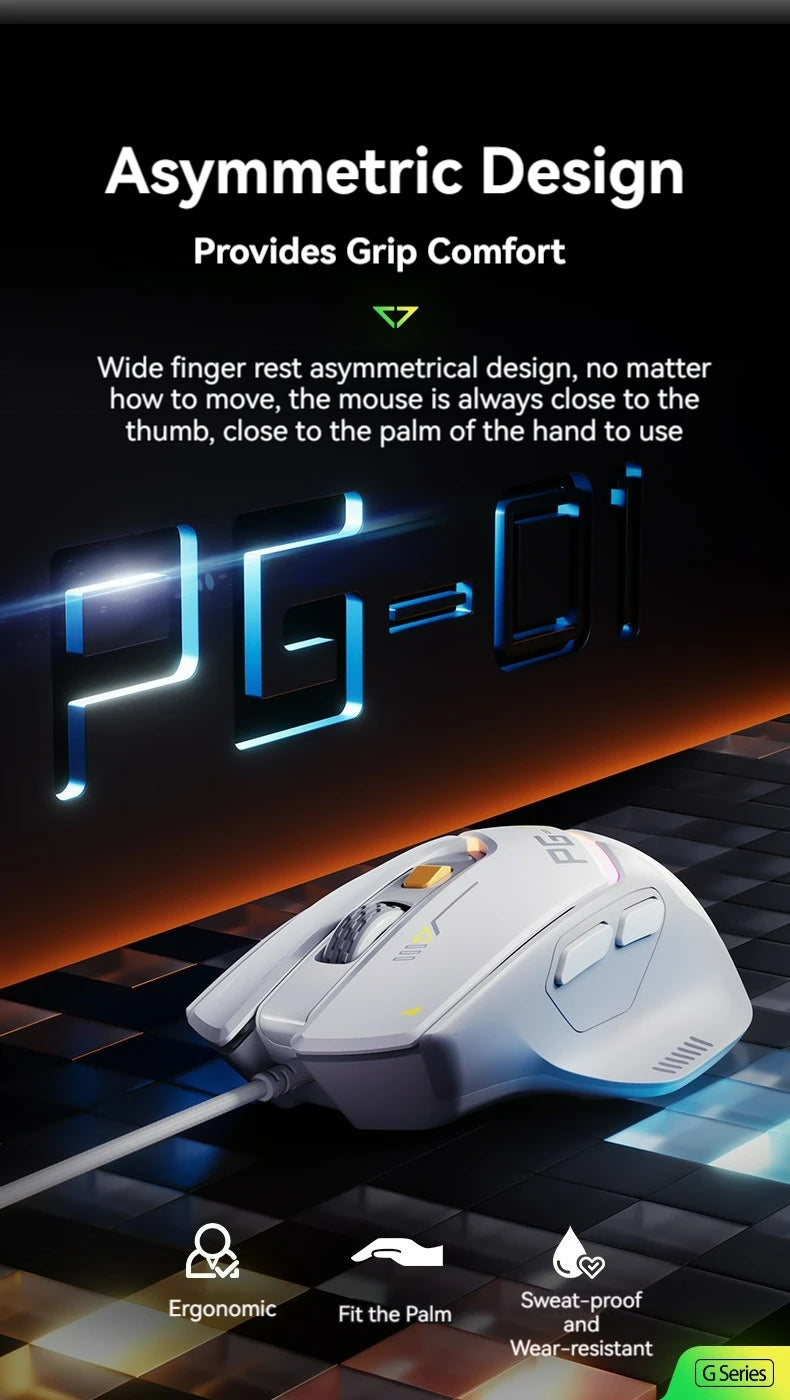 Inphic PG1 Wired RGB Gaming Mouse