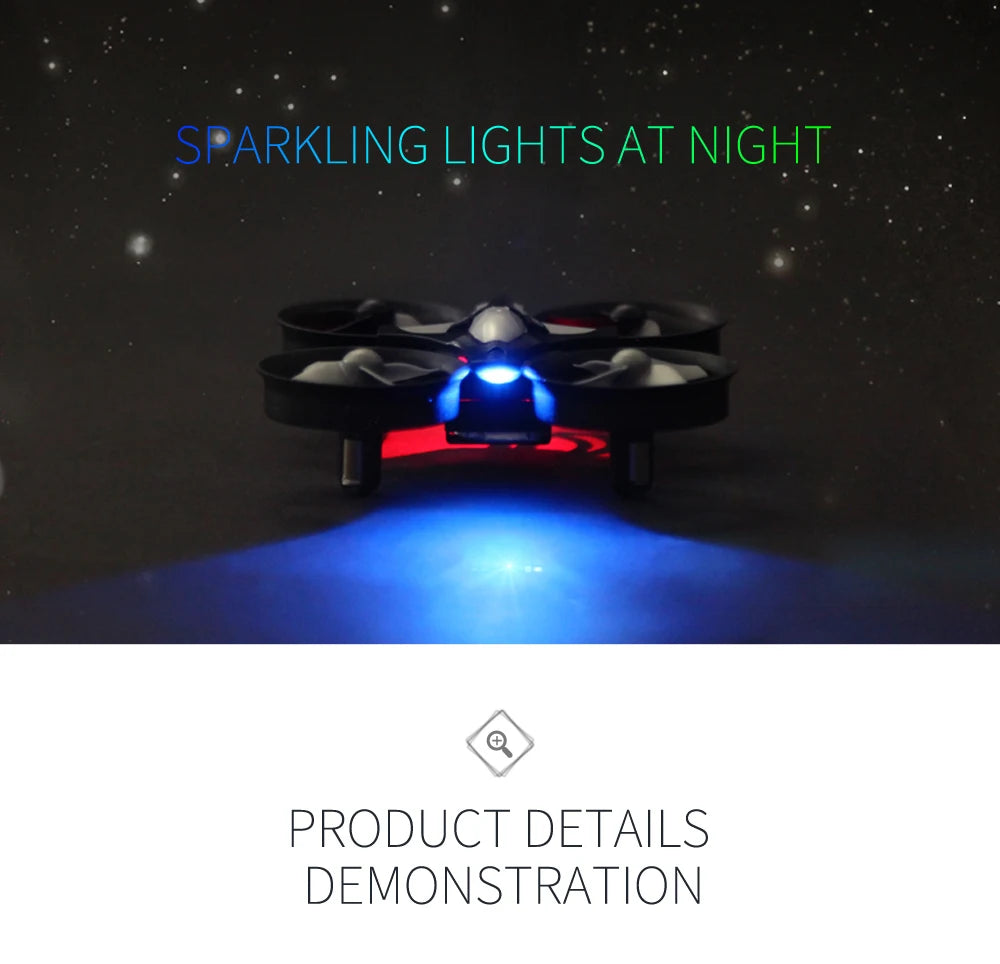 JJRC H36 Mini RC Drone with 6-Axis Gyro & 360° Flip Function