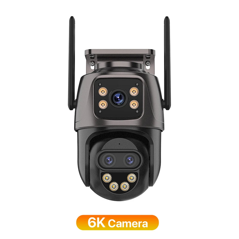 6K 9MP WiFi PTZ Outdoor Camera with Triple Lens & 8X Zoom