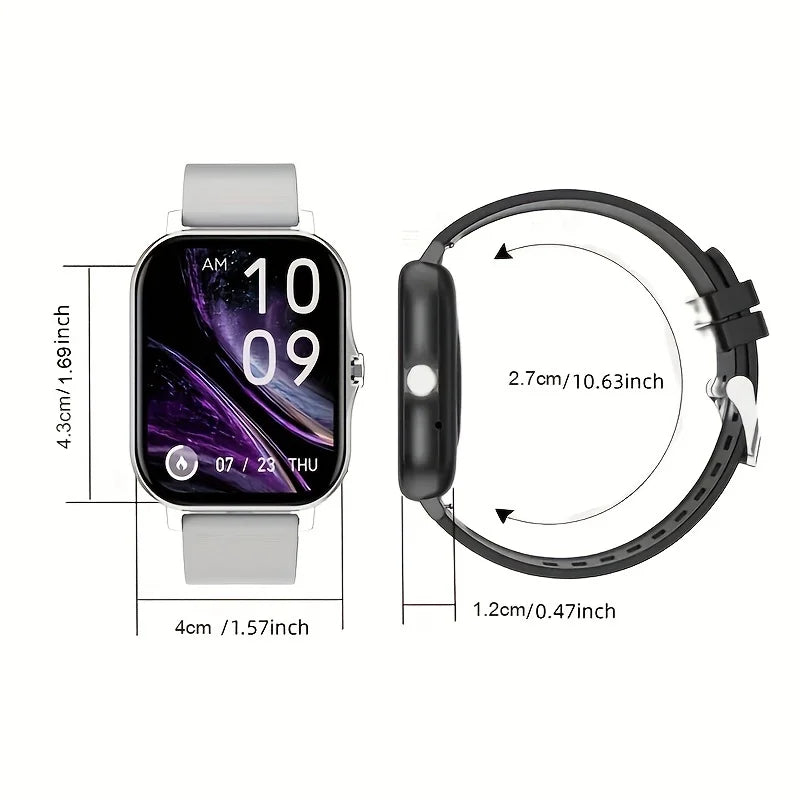 Smart Watch with Wireless Calling & Fitness Tracking