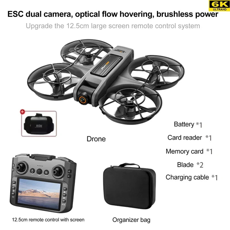 S156 2025 Professional 8K Drone with 5G WiFi FPV, Screen Remote & Obstacle Avoidance