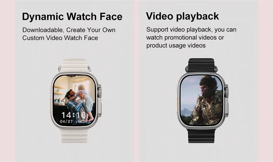 DT Ultra 3 – AMOLED Smartwatch with 4GB Storage, MP3/MP4, ChatGPT & AI Features