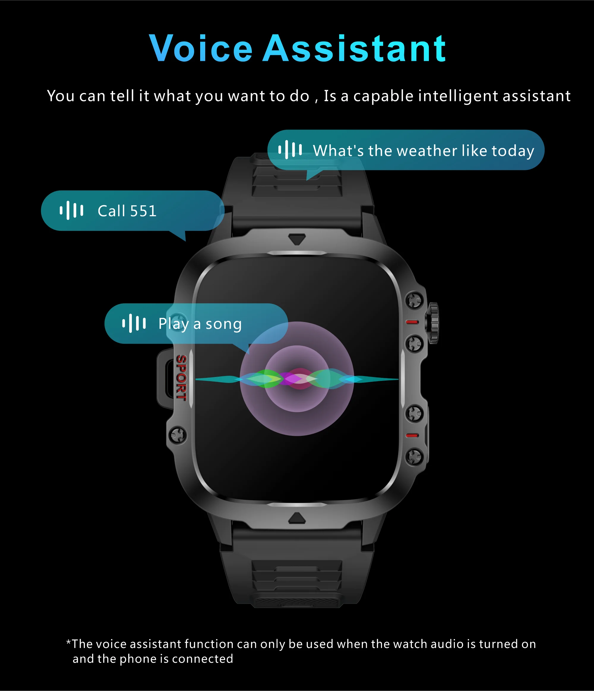 Original 2025 Smart Watch with Bluetooth Call & 3ATM Waterproof