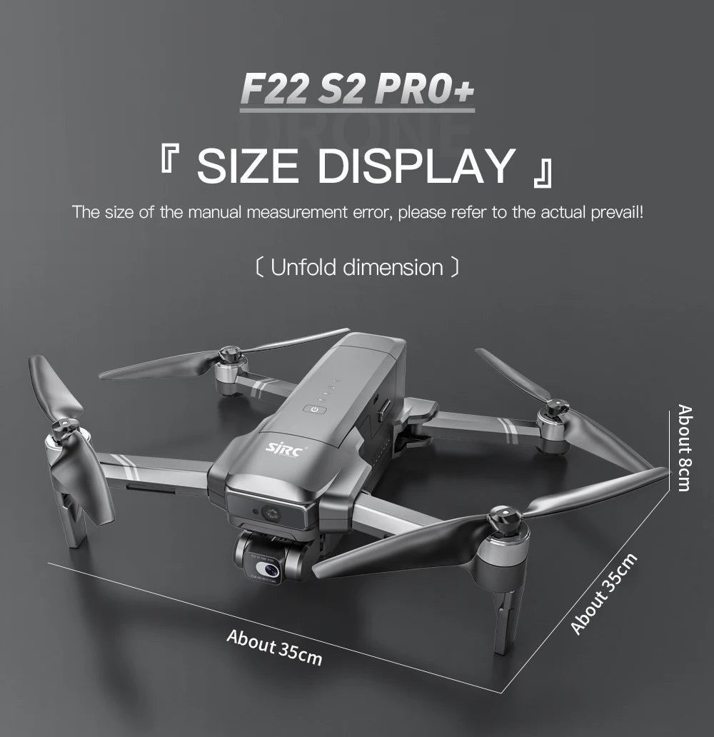 F22 S2 XR PRO+ 4K GPS Drone with Gimbal & Obstacle Avoidance