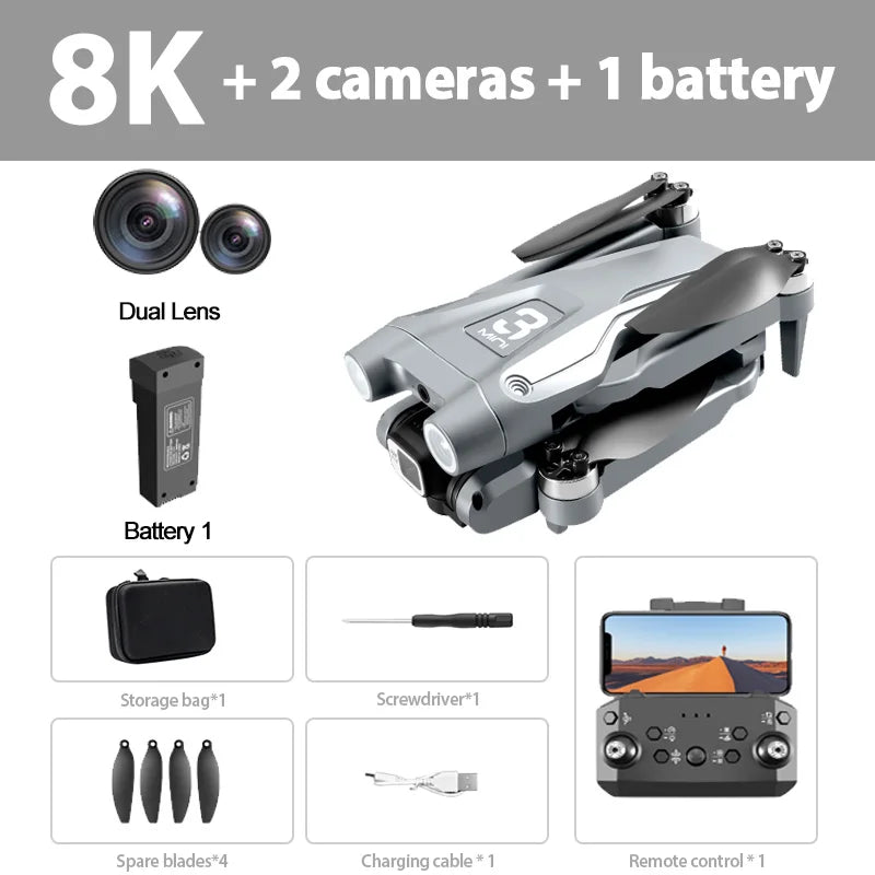 Xiaomi Mijia Z908 Pro/MAX 8K Drone with 3-Sided Obstacle Avoidance & 4K ESC Camera
