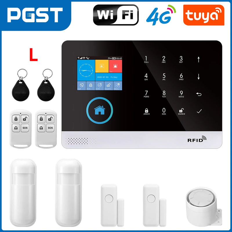 4G WiFi Smart Home Security Alarm System