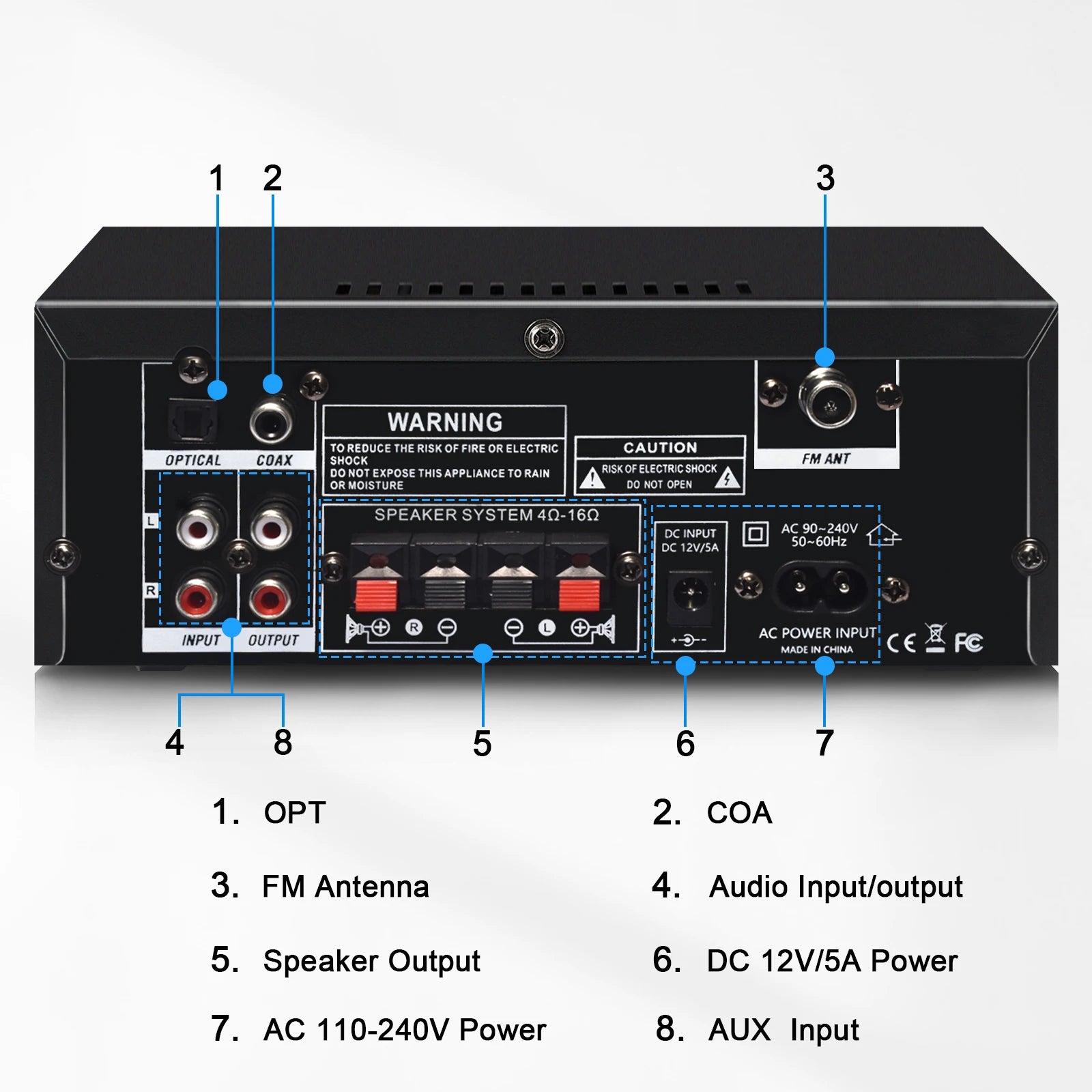 Woopker AK Series Bluetooth Digital Amplifier (AK35/45/45 Pro/55)