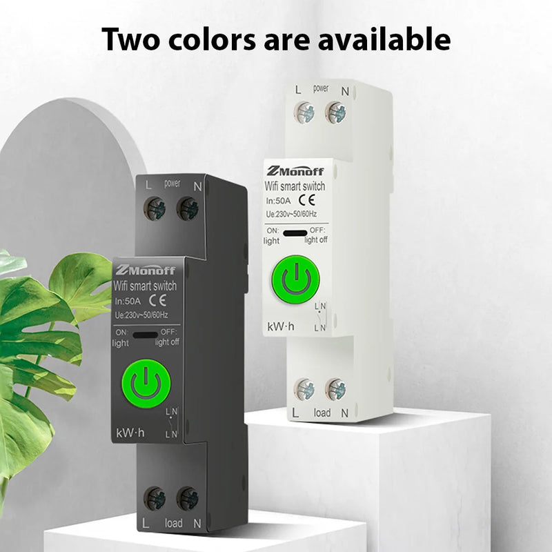 Tuya Smart WiFi Circuit Breaker with Leakage Protection
