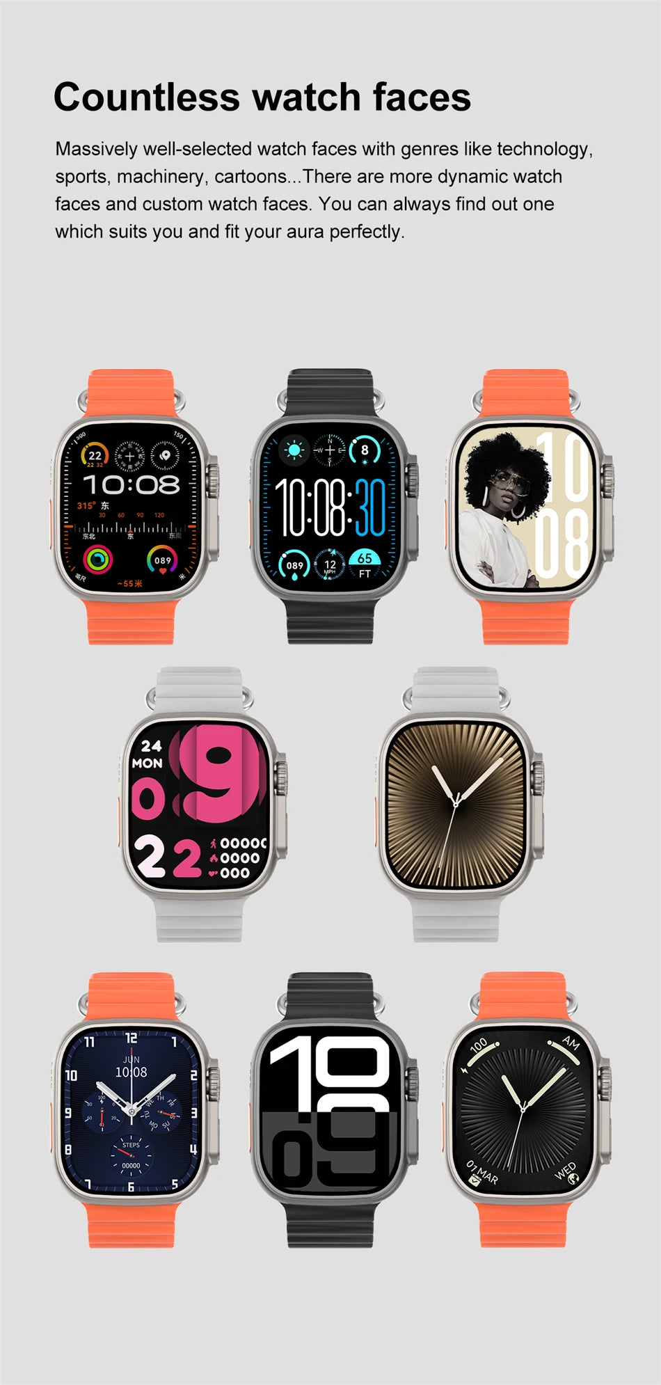 DT Ultra 3 – AMOLED Smartwatch with 4GB Storage, MP3/MP4, ChatGPT & AI Features