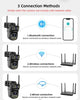 4K 8MP WiFi PTZ Security Camera with Dual Lens & AI Human Detection