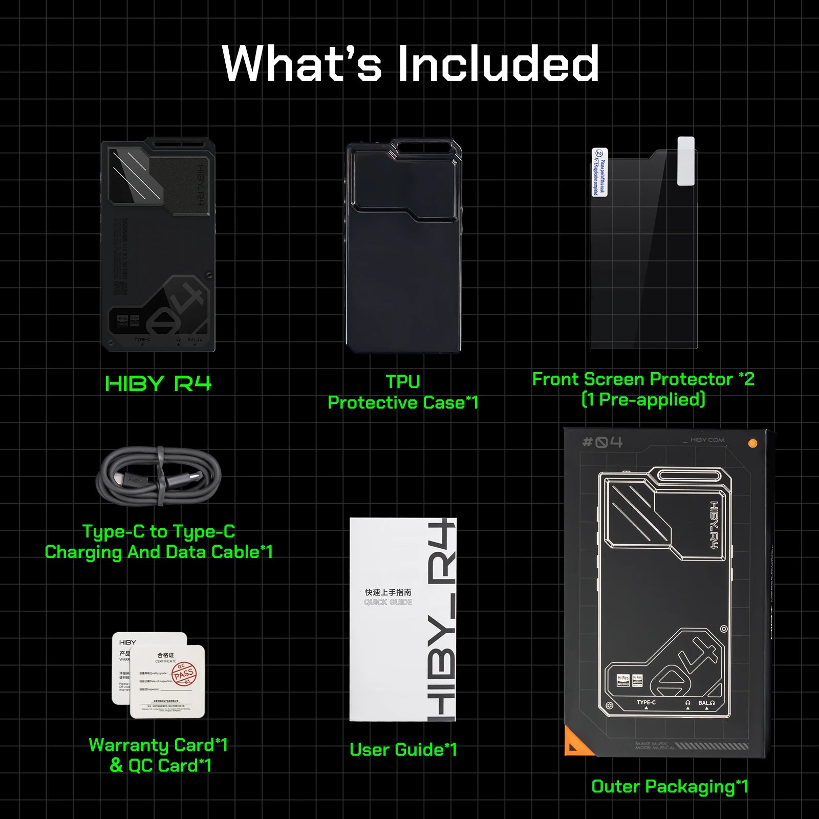 HiBy R4 Android 12 HiFi Music Player