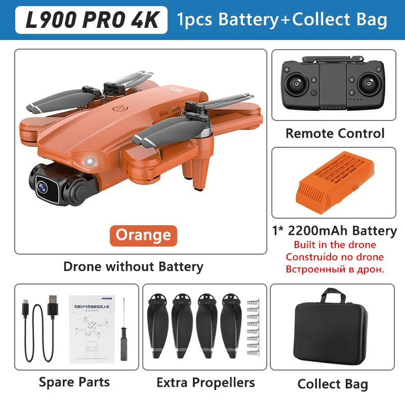 LYZRC L900 PRO 4K Drone – GPS FPV Quadcopter with Dual Camera & 5G WiFi