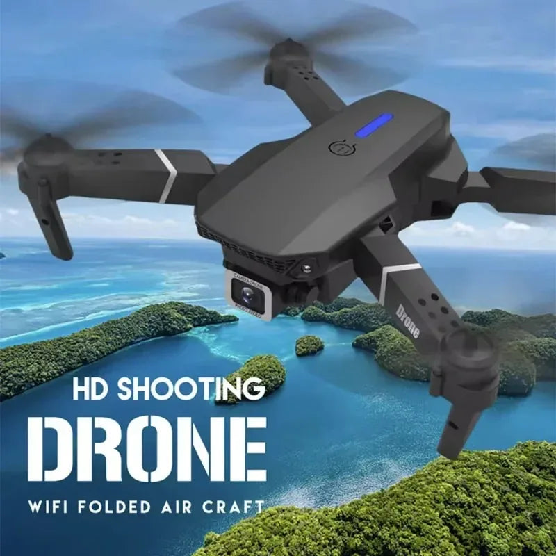 2024 E88Pro Foldable 4K RC Drone with 3 Batteries