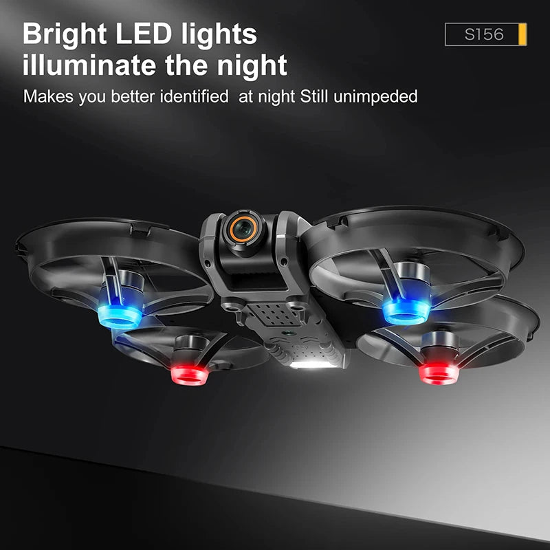 S156 2025 Professional 8K Drone with 5G WiFi FPV, Screen Remote & Obstacle Avoidance
