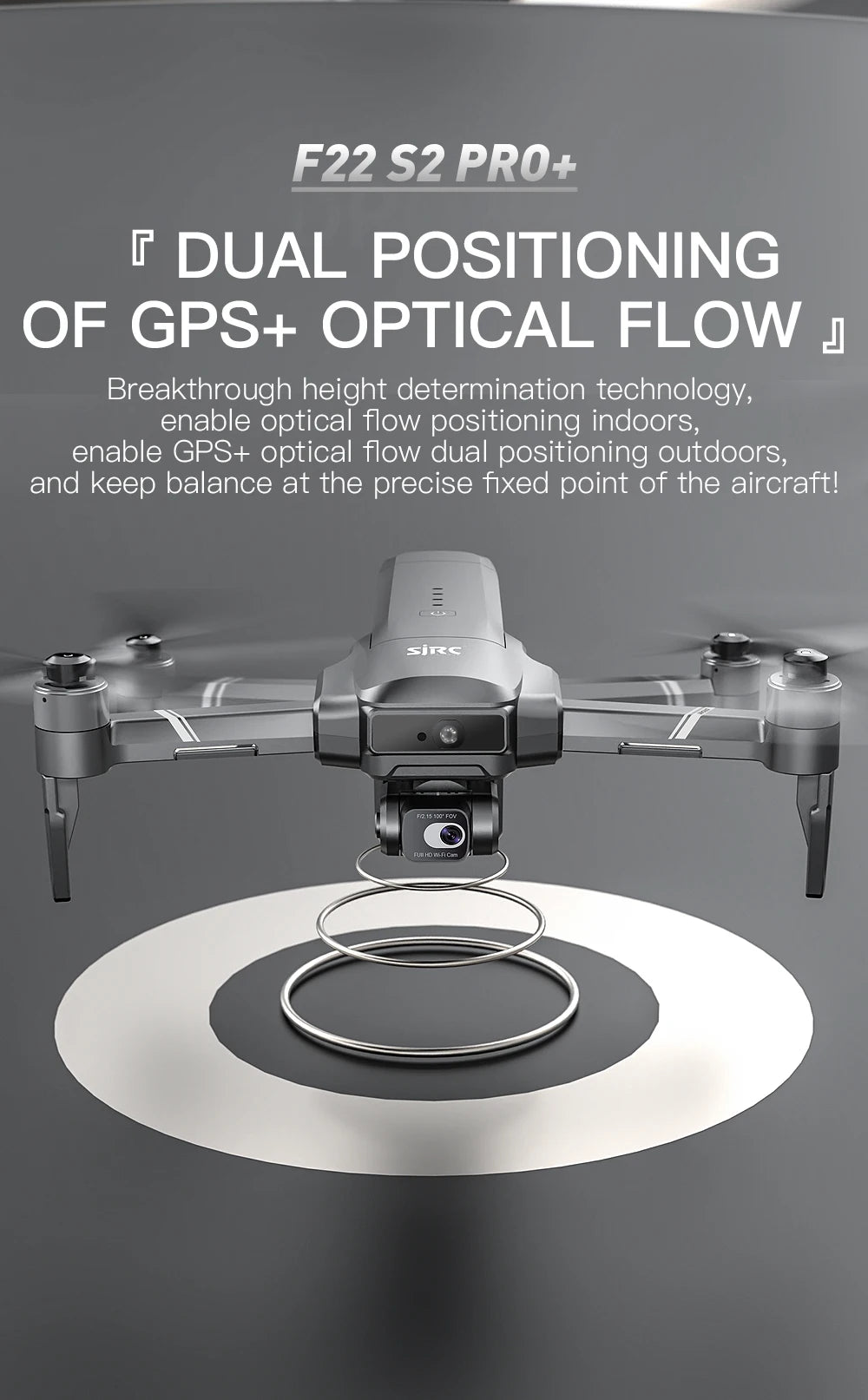 F22 S2 XR PRO+ 4K GPS Drone with Gimbal & Obstacle Avoidance