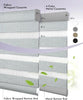 Smart Motorized Zebra Blinds – Alexa & Google Compatible