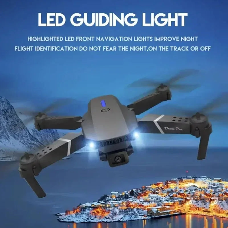2024 E88Pro Foldable 4K RC Drone with 3 Batteries