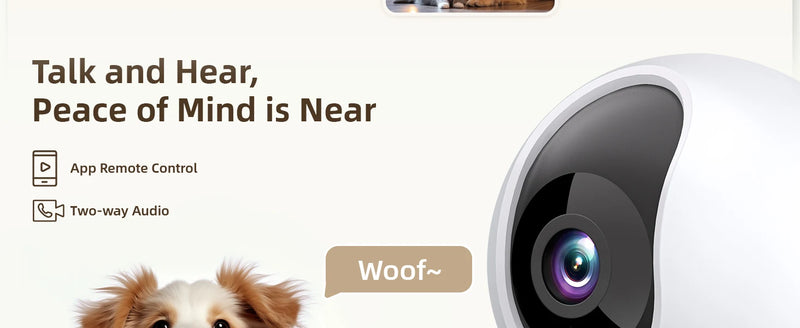 Blurams 2K Indoor WiFi Security Camera – 360° PTZ