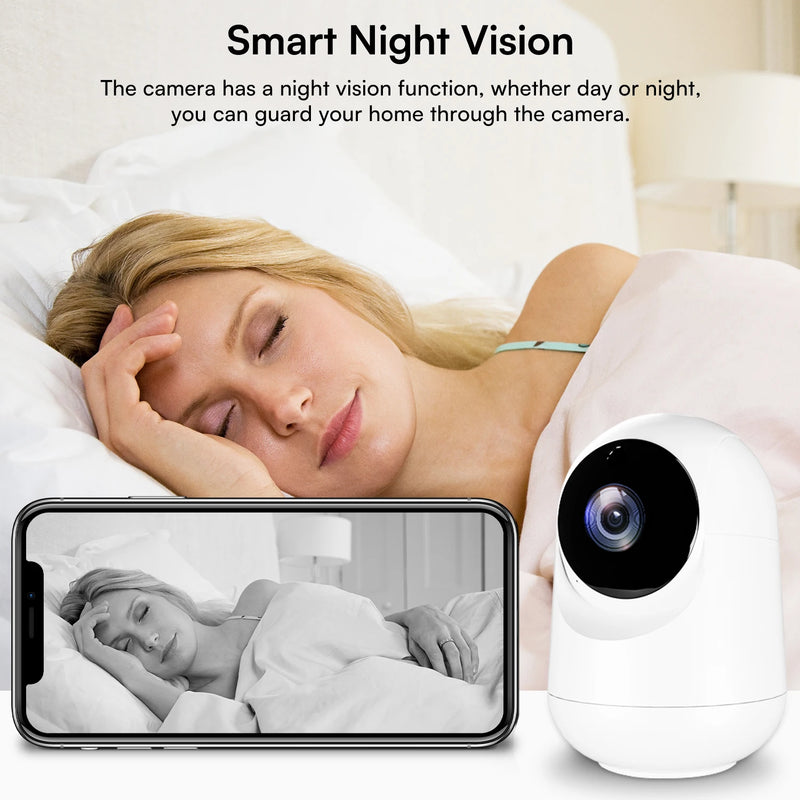 5MP WiFi Indoor Camera with AI Motion Detection & Baby Monitor