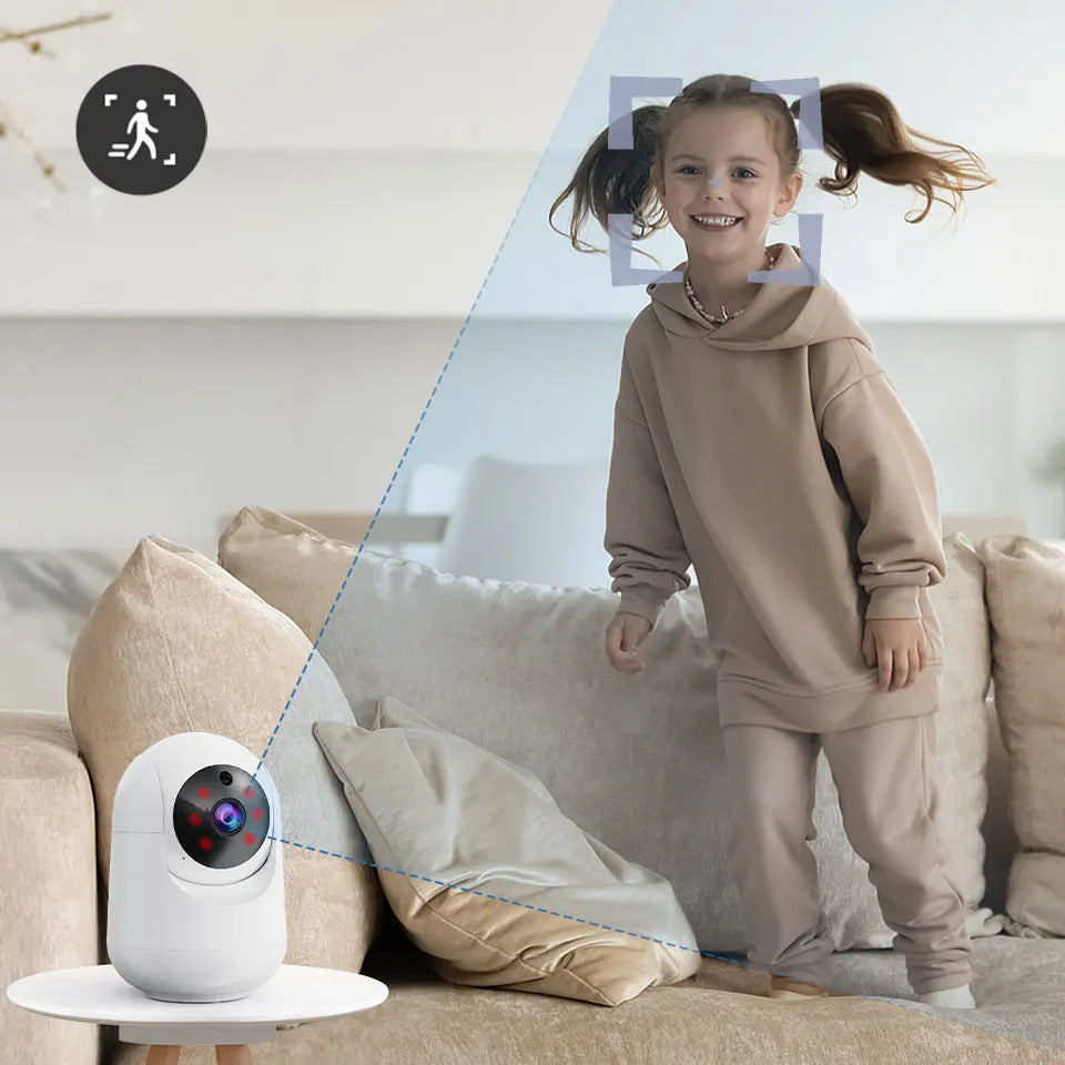 5MP/3MP WiFi Smart Indoor Camera with AI Tracking & Baby Monitor