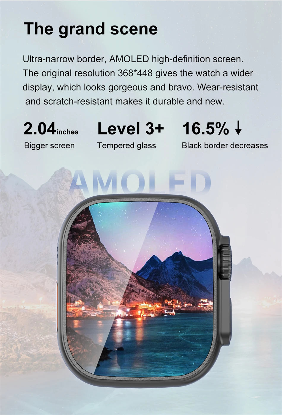 DT Ultra 3 – AMOLED Smartwatch with 4GB Storage, MP3/MP4, ChatGPT & AI Features