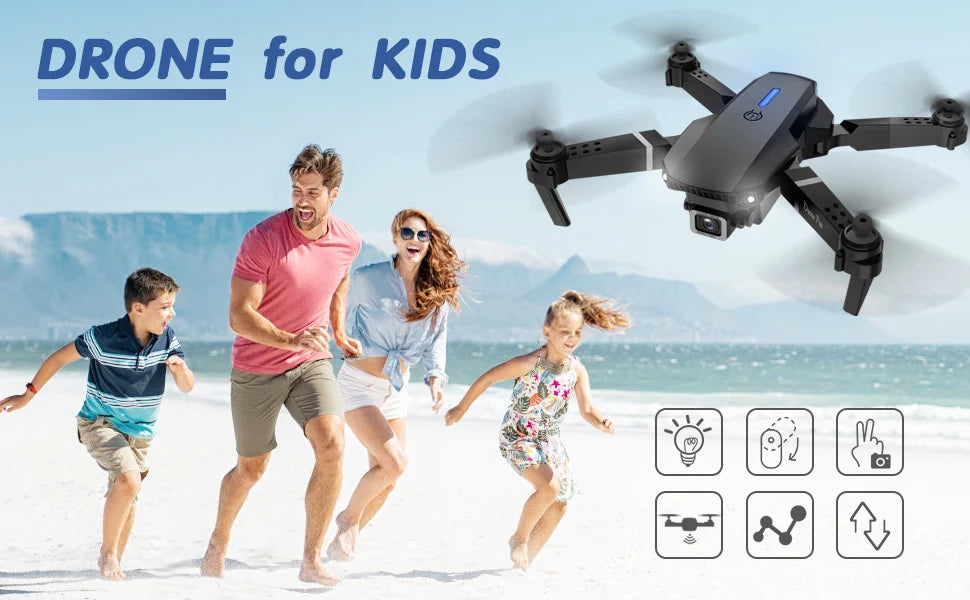 E99Pro Drone with 1080P Dual Camera & Altitude Hold