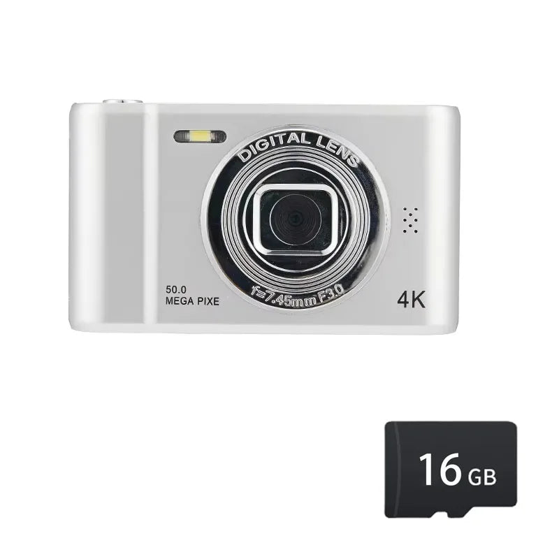 4K 50MP Travel Selfie Camera with Zoom