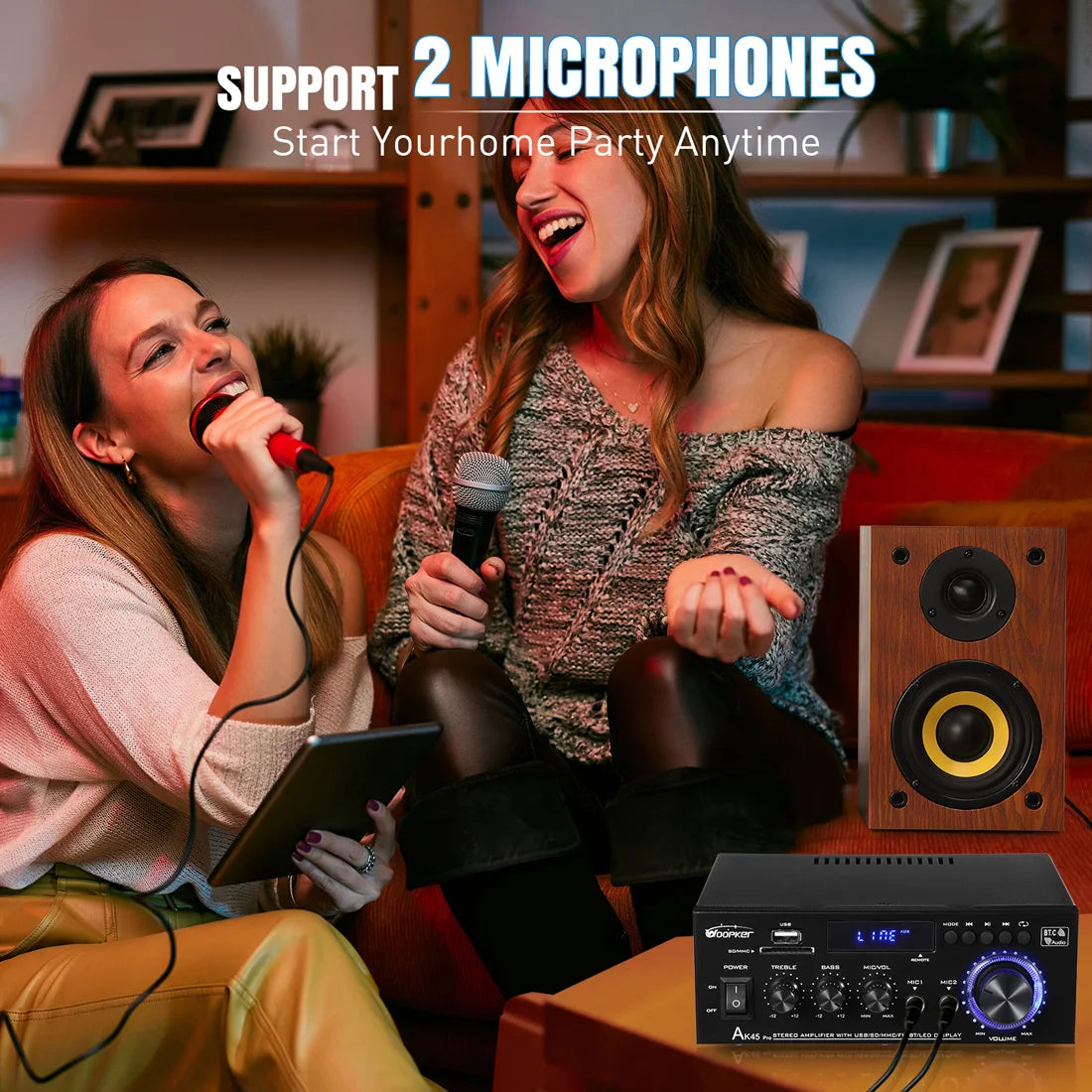 Woopker AK Series Bluetooth Digital Amplifier (AK35/45/45 Pro/55)