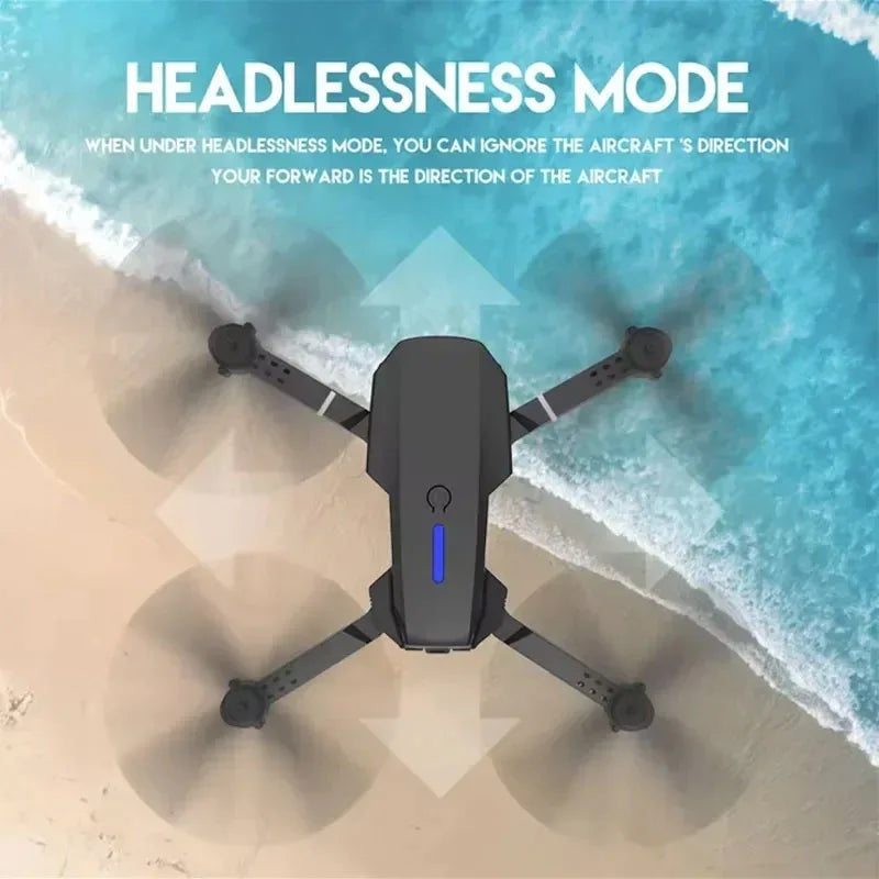 2024 E88Pro Foldable 4K RC Drone with 3 Batteries