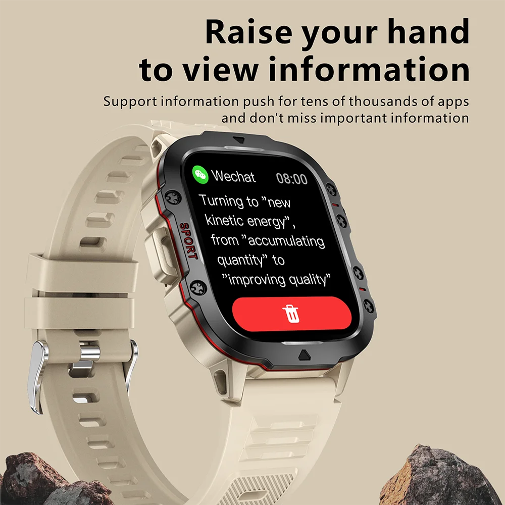 Original 2025 Smart Watch with Bluetooth Call & 3ATM Waterproof