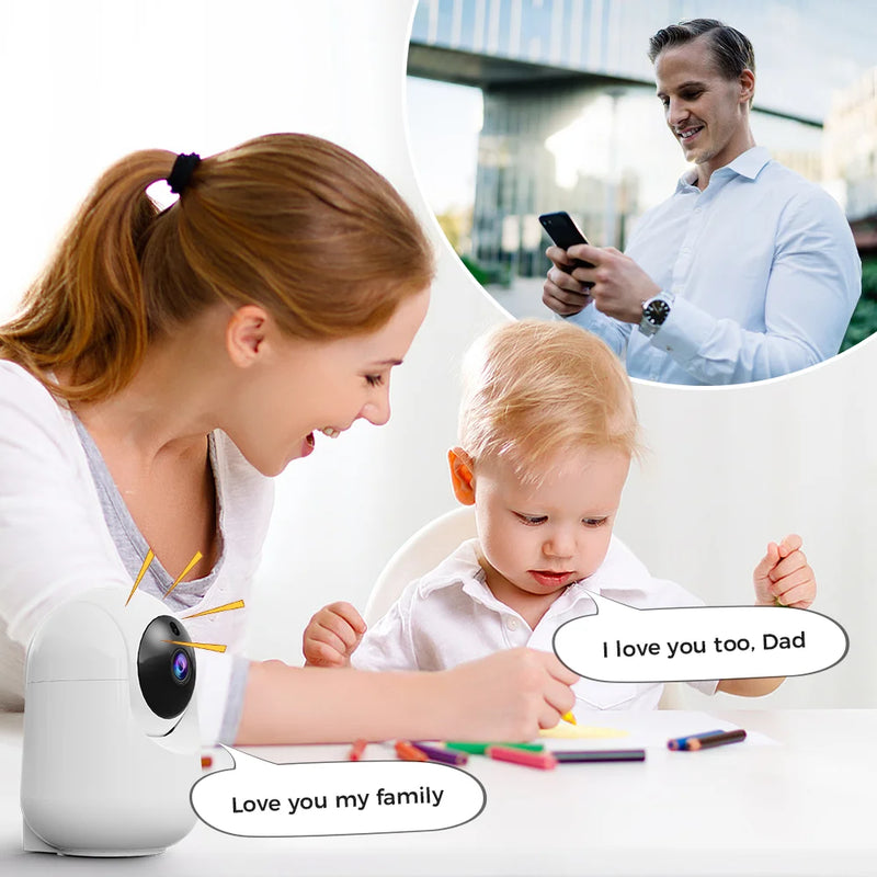 5MP/3MP WiFi Smart Indoor Camera with AI Tracking & Baby Monitor