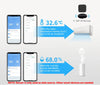 Tuya WiFi Smart Temperature & Humidity Sensor with Backlight, Works with Alexa & Google