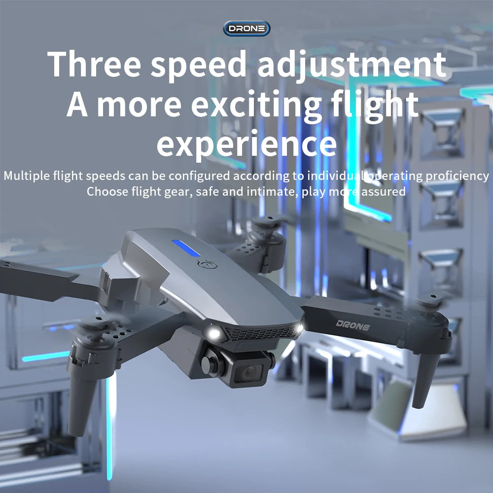 KBDFA E88 8K HD Foldable RC Drone with Wide-Angle Camera