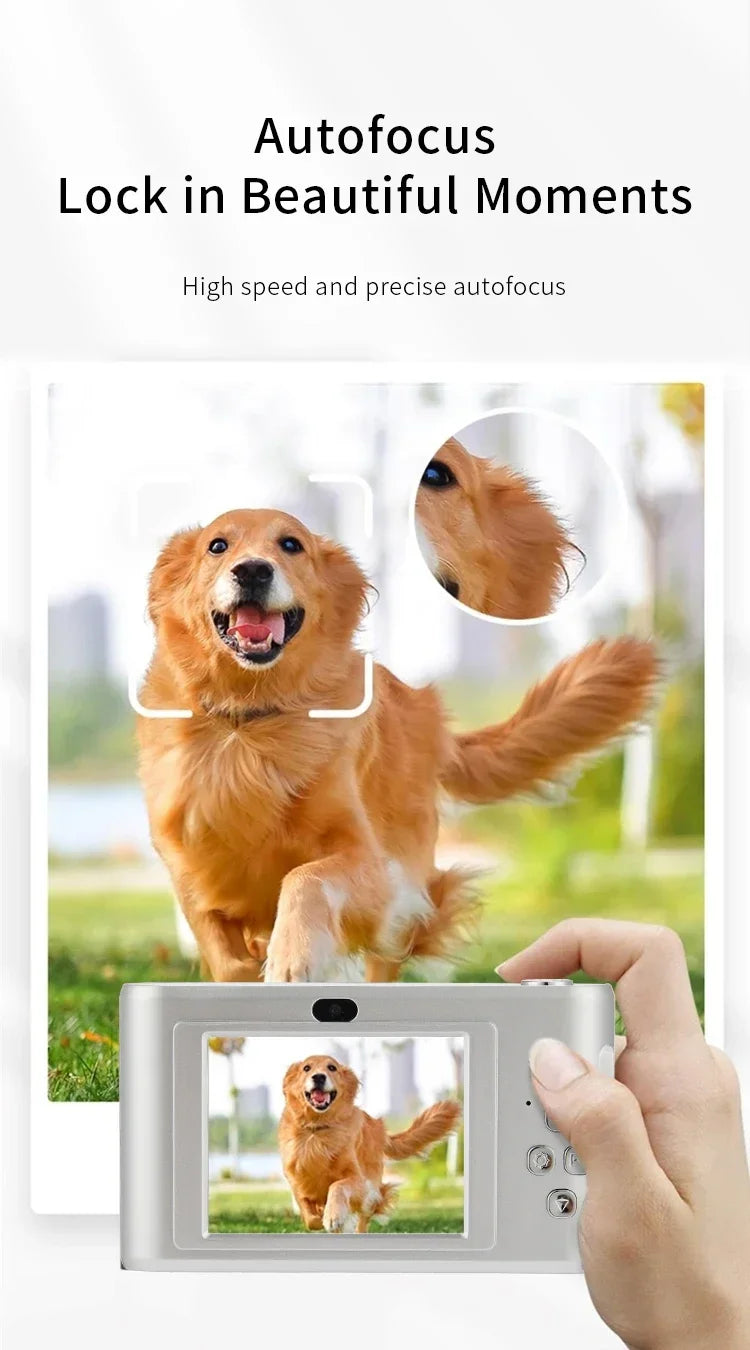 4K 50MP Travel Selfie Camera with Zoom
