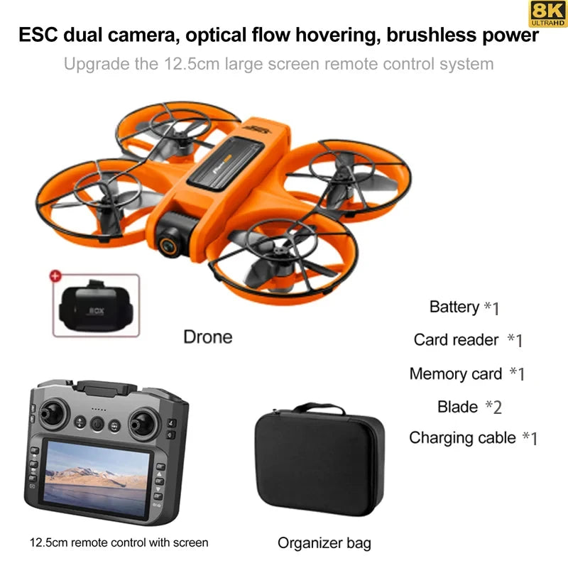 S156 2025 Professional 8K Drone with 5G WiFi FPV, Screen Remote & Obstacle Avoidance