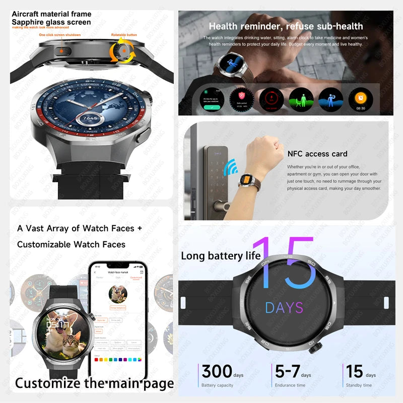 Huawei Watch GT5 Pro – AMOLED Smartwatch with GPS, NFC & Bluetooth Calling