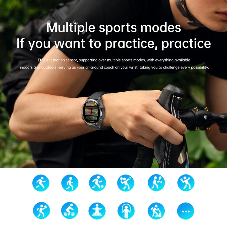 GT5 PRO Smartwatch – AMOLED Display, GPS, NFC & Bluetooth Calling