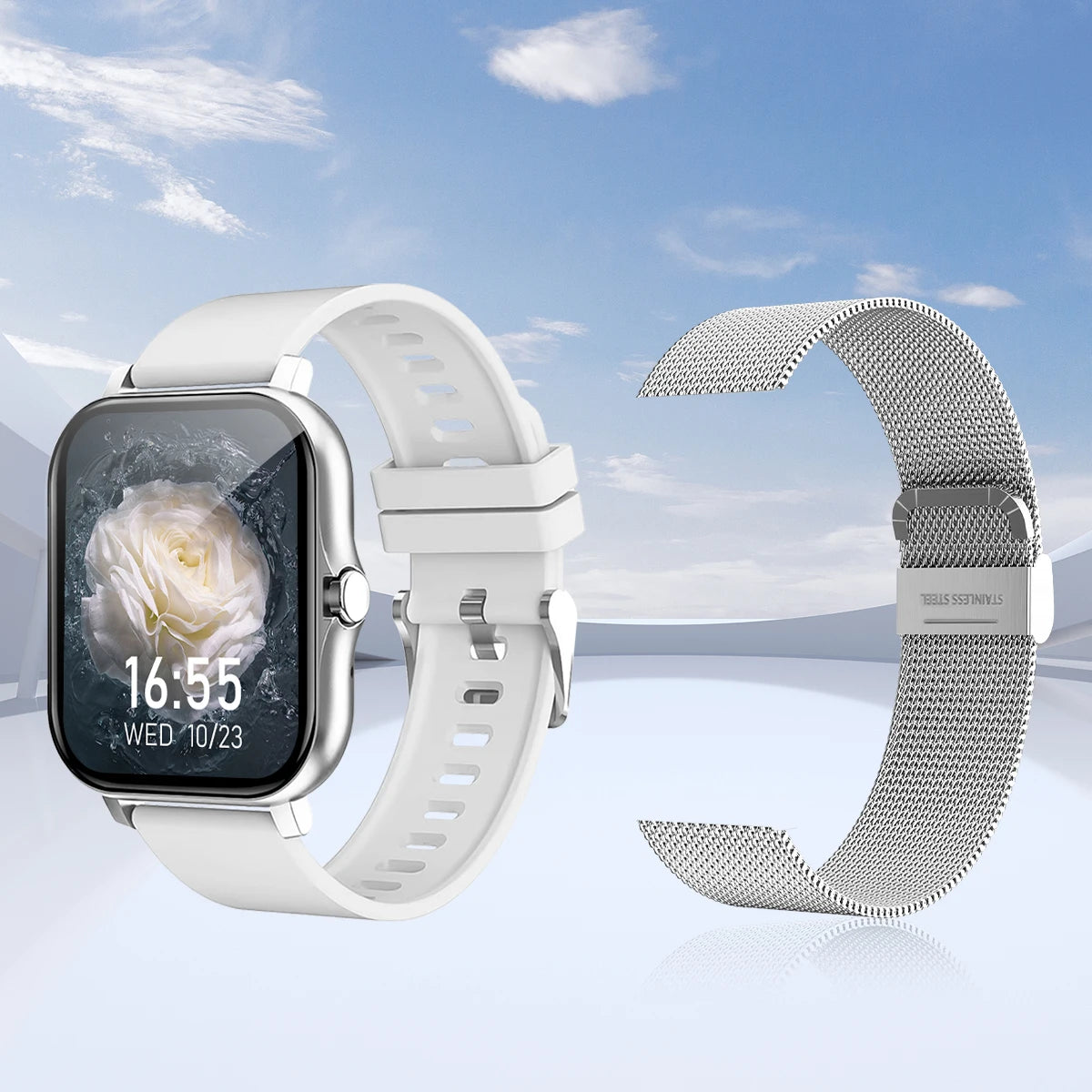 Smart Watch with Wireless Calling & Fitness Tracking