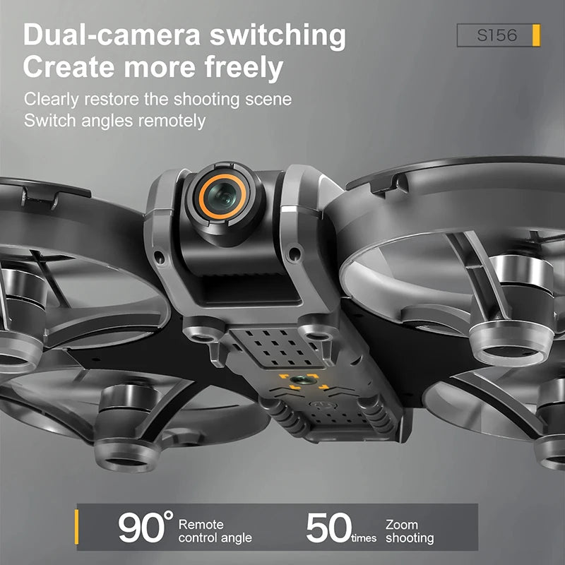 S156 2025 Professional 8K Drone with 5G WiFi FPV, Screen Remote & Obstacle Avoidance