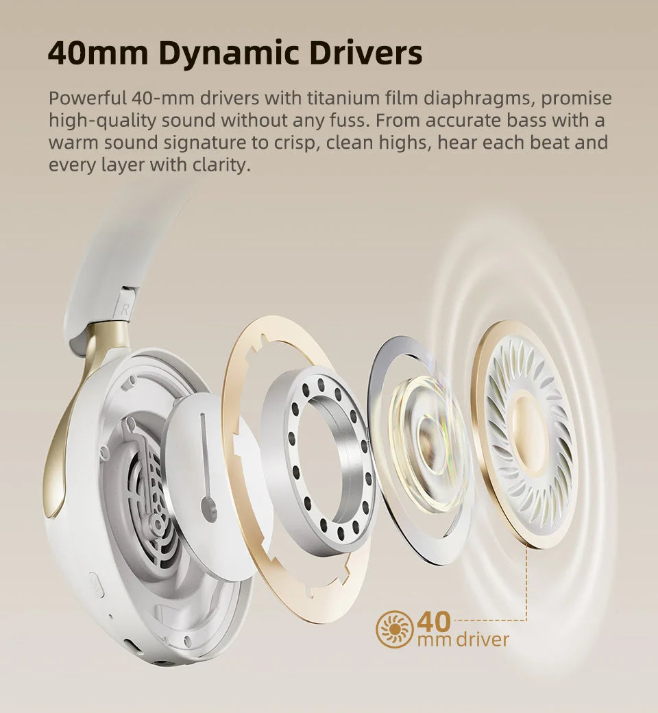 QCY H3 Pro ANC Wireless Headphones