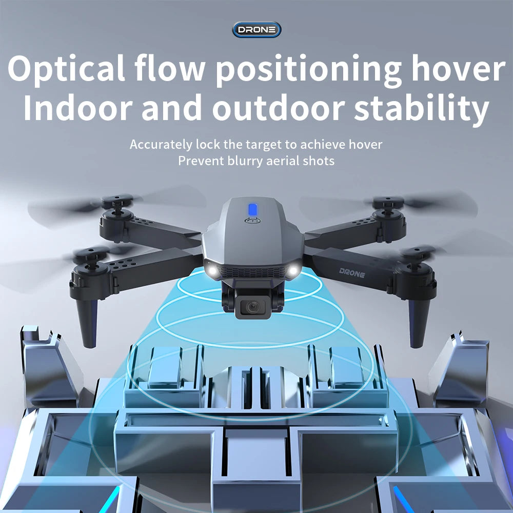 KBDFA E88 8K HD Foldable RC Drone with Wide-Angle Camera