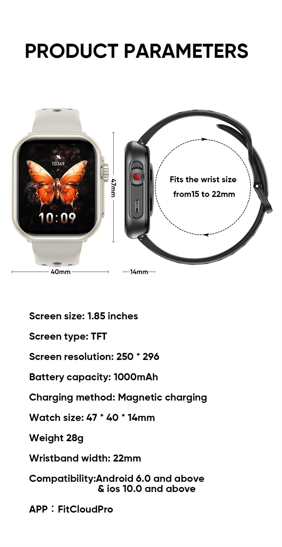 Watch Ultra 2 SE – AMOLED Smartwatch with GPS, Bluetooth Call & 1000mAh Battery