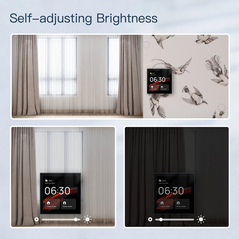 MOES 4" WiFi Touch Panel – Tuya Screen with Alexa & Zigbee Gateway Integration