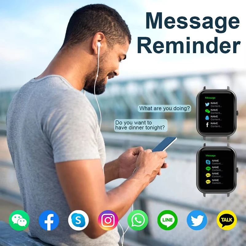 Xiaomi 2025 Smart Watch with Bluetooth Call & Fitness Tracker