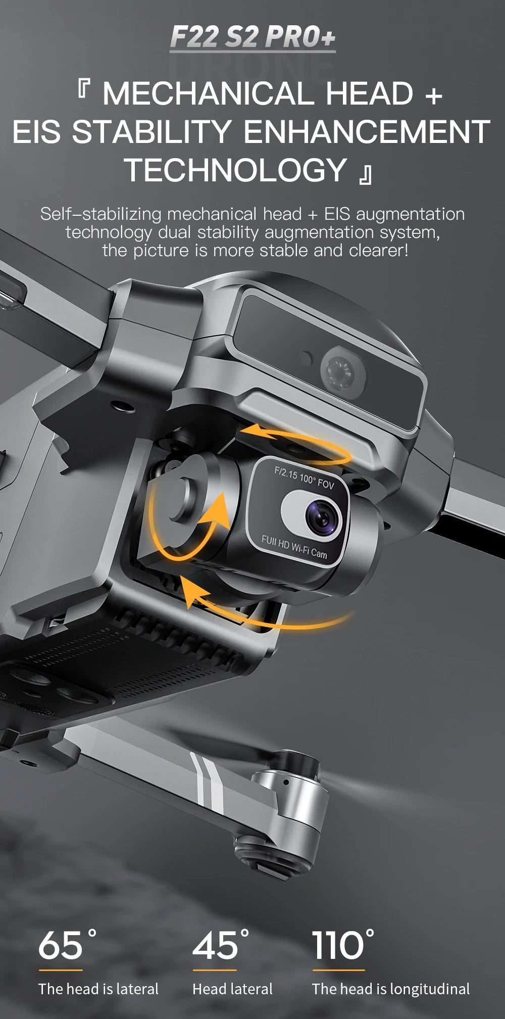 F22 S2 XR PRO+ 4K GPS Drone with Gimbal & Obstacle Avoidance