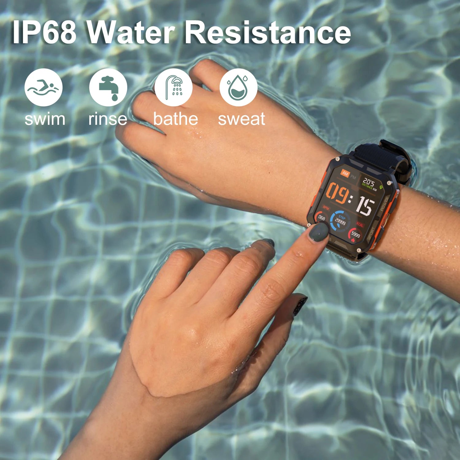 C20 Pro Smart Watch with Voice Assistant