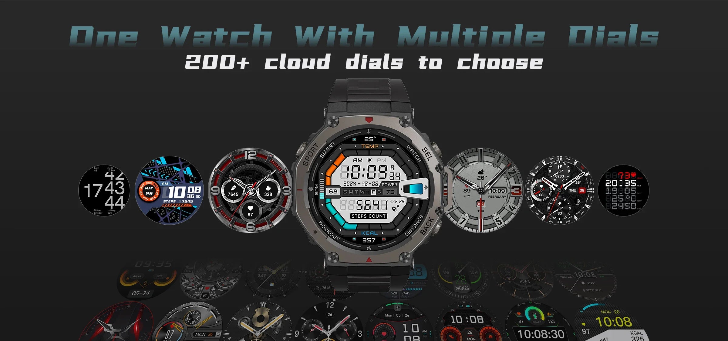 2025 GPS Smartwatch – AMOLED, Compass, Altimeter, 60-Day Battery, Bluetooth Call