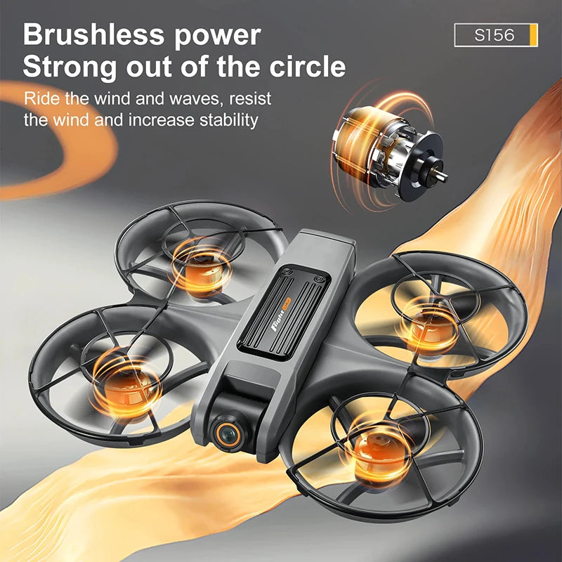 S156 2025 Professional 8K Drone with 5G WiFi FPV, Screen Remote & Obstacle Avoidance