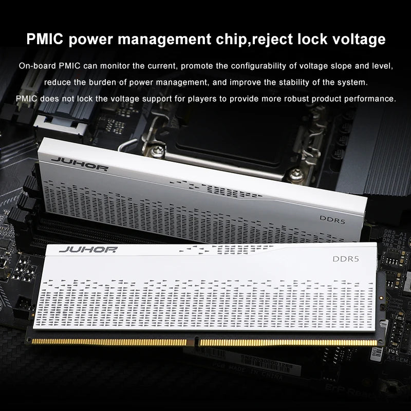 JUHOR DDR5 RAM – 16GB/32GB High-Speed Gaming Memory (5600–7200MHz)