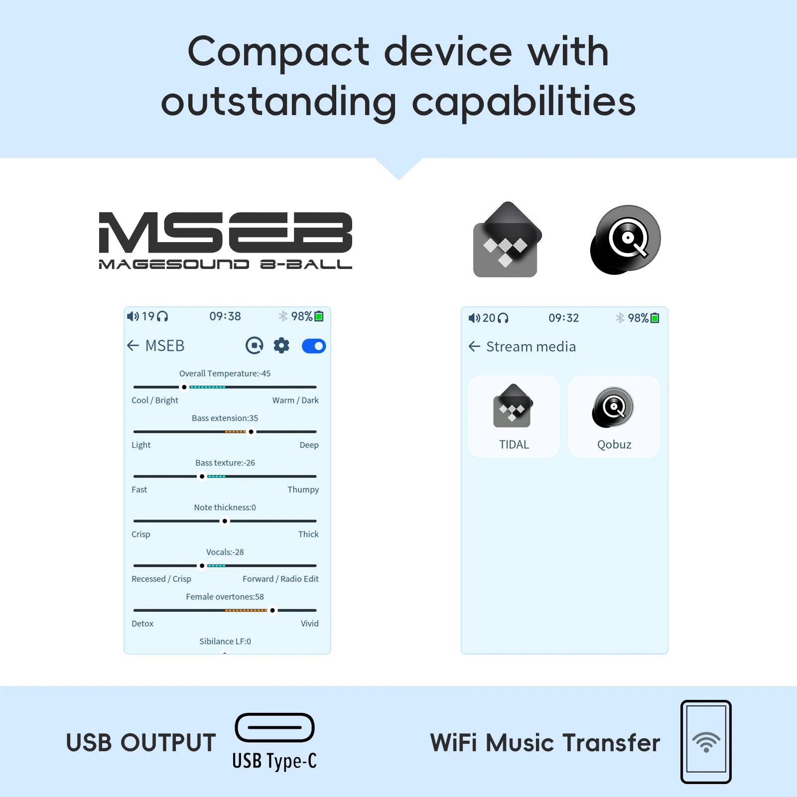 HiBy R1 HiFi Audio Music Player with Bluetooth & DAC